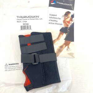 THERMOSKIN Carpal Tunnel Wrist Brace Dorsal Stay Splint (Left L) Wrist Support